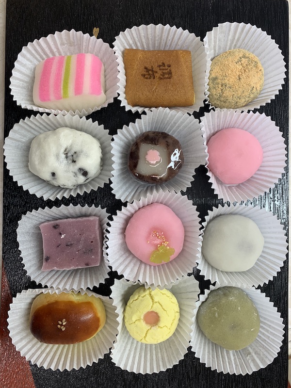 Wagashi 12 Piece* - A true treat for everyone whether you like the various soft centers of bean pastes (An) or outer textures.
